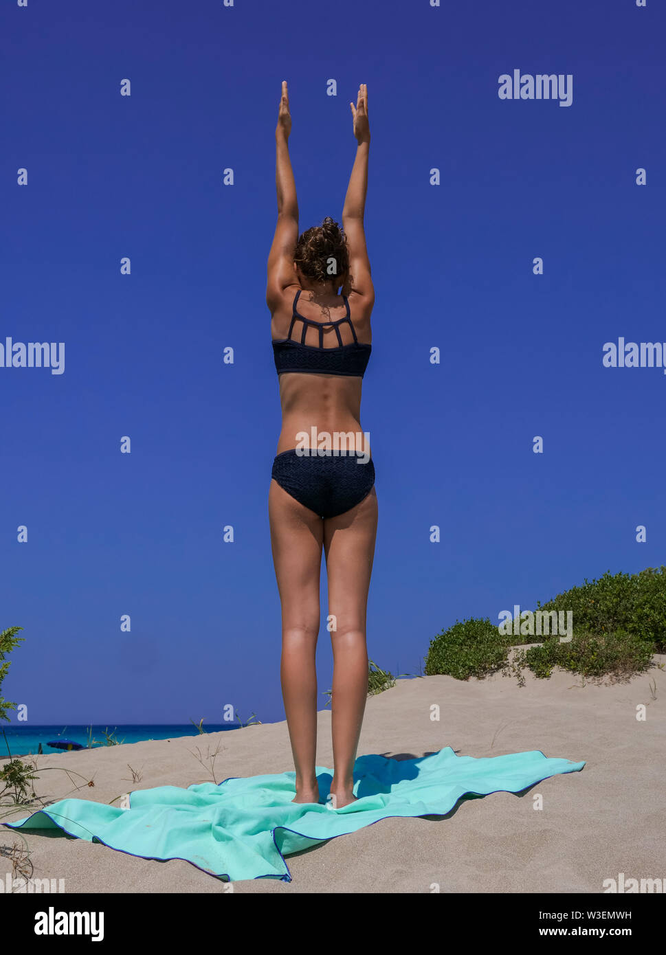 athletic girl bikini