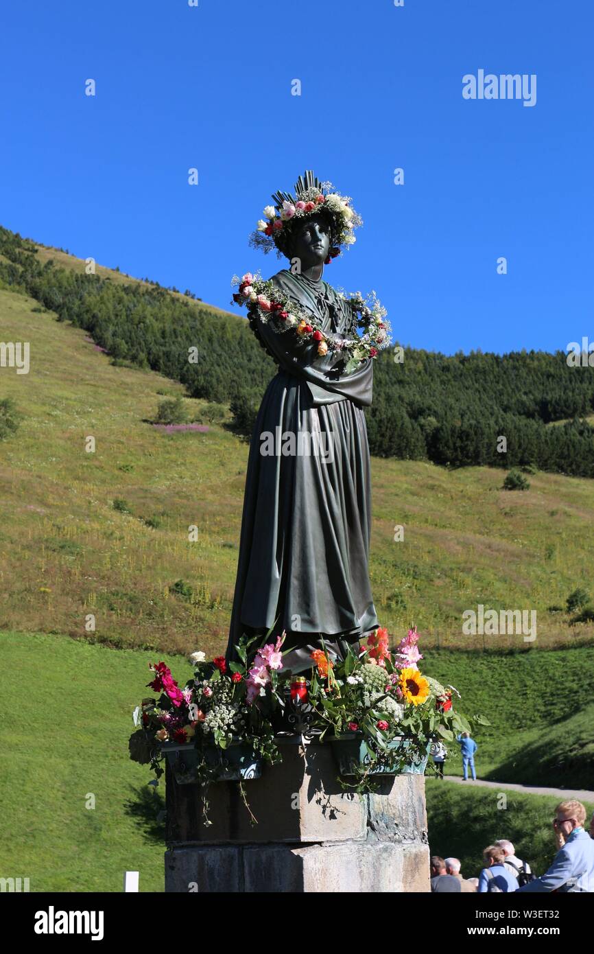 Statue of Our Lady of La Salette, France Stock Photo - Alamy