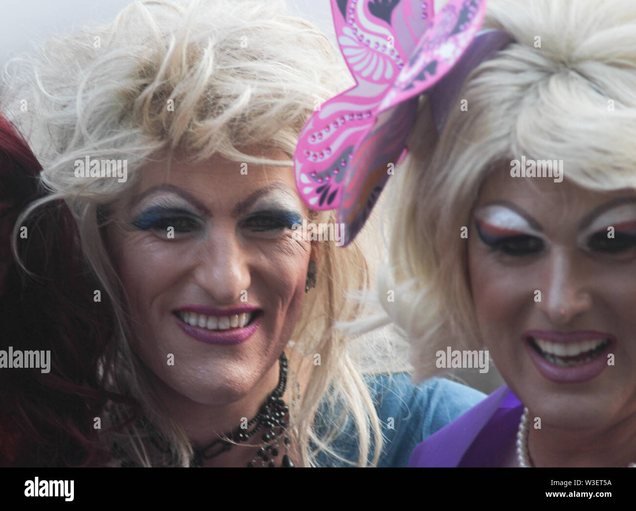 CSD - Christopher Street Day 2019 in Munich.  LGBT / Drag queen portraits. Stock Photo