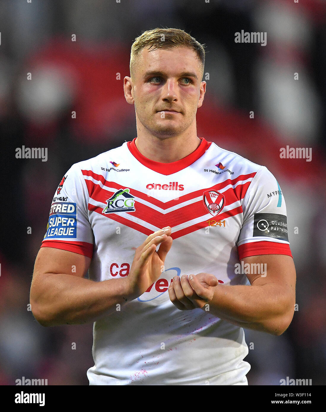 St Helens Matty Lees Stock Photo Alamy