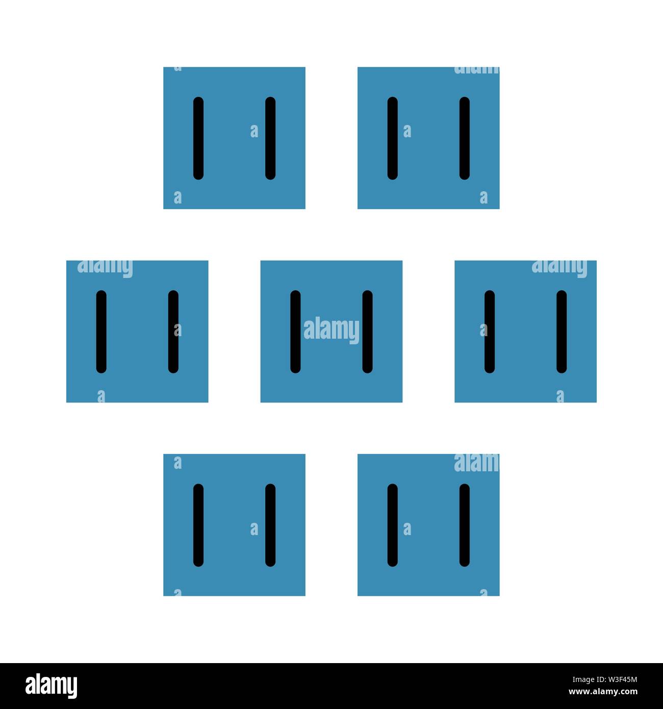 container shipping icon or logo illustration for website. Perfect use ...