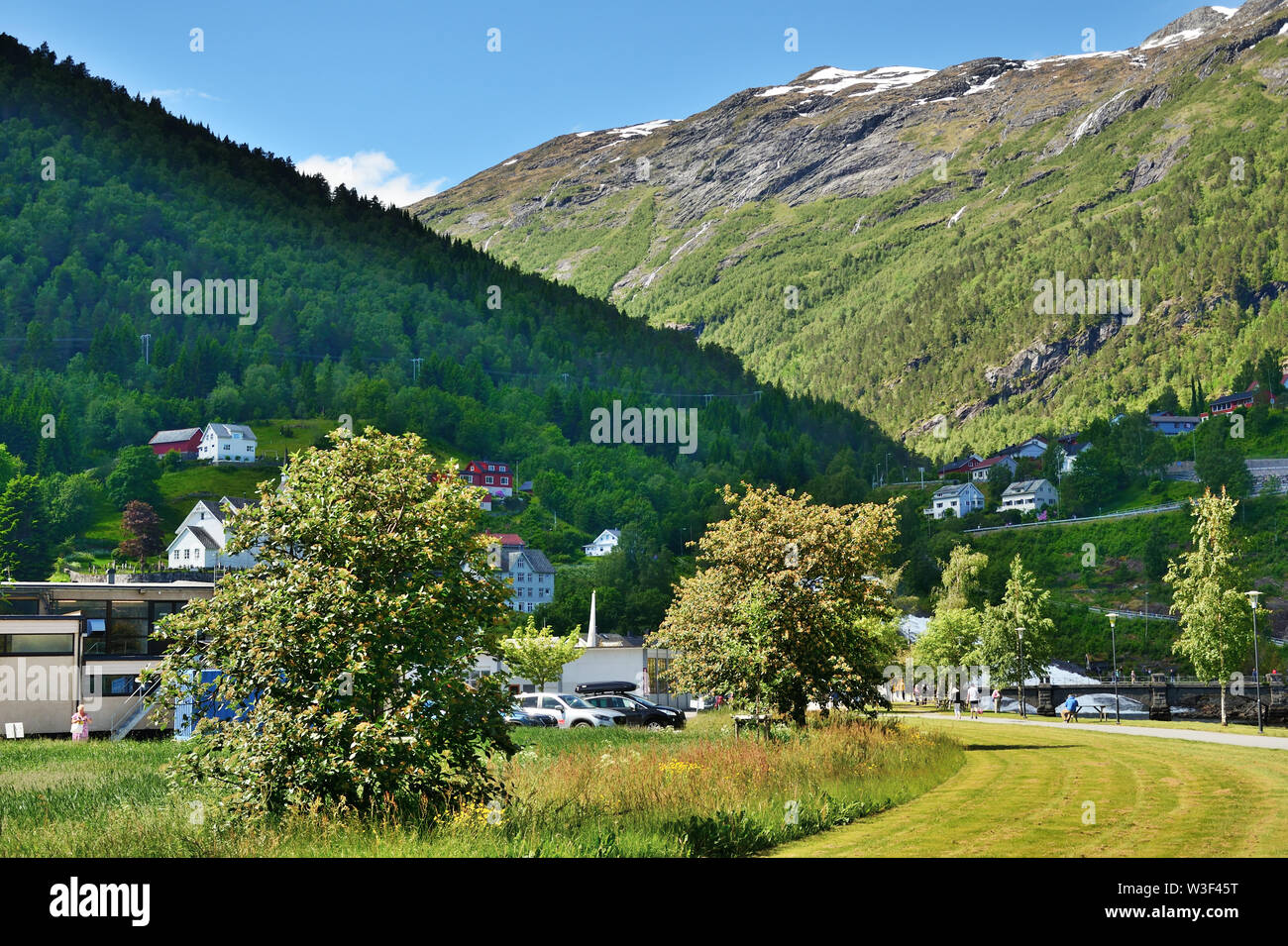 Hellesylt, Norway Stock Photo
