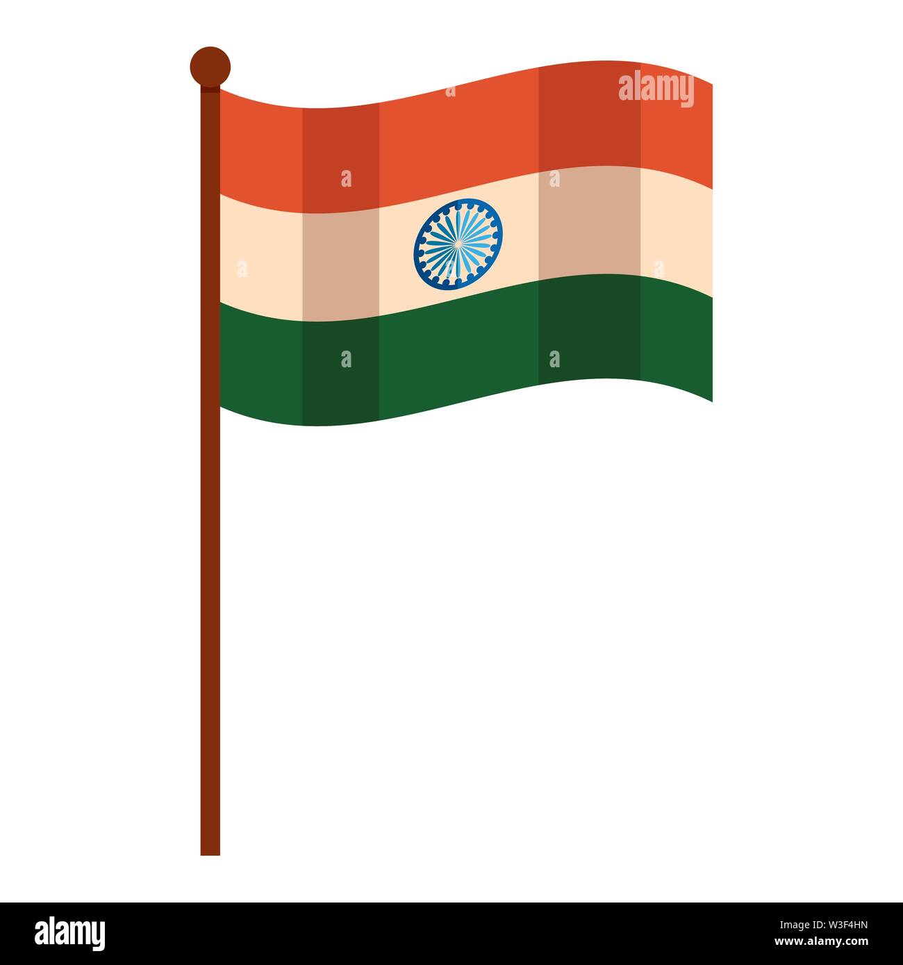 indian flag independence day icon Stock Vector Image & Art - Alamy