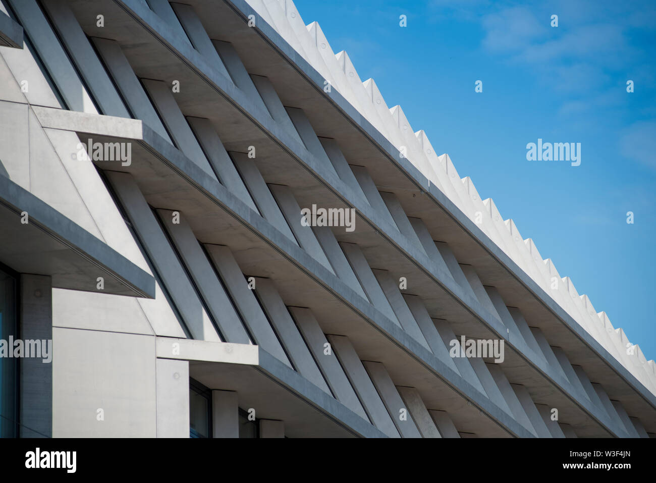 Italy, Lombardy, Milan, Fondazione Feltrinelli Foundation designed by Architects Herzog and de Meuron Stock Photo