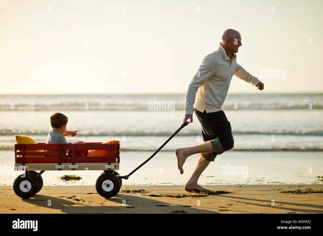Boy Pulling Wagon High Resolution Stock Photography and Images Alamy