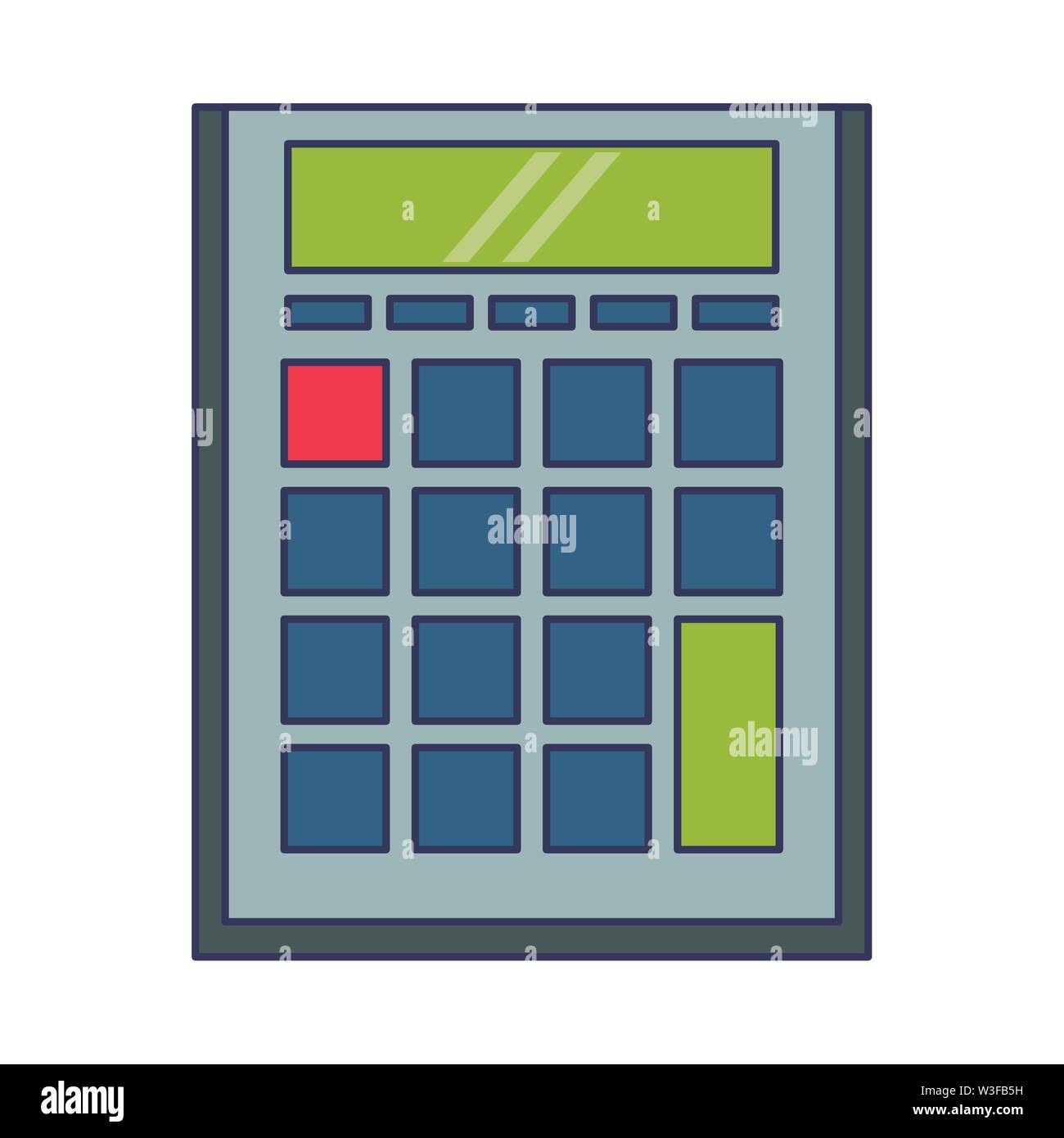 personal-finance-calculator-cartoon-stock-vector-image-art-alamy