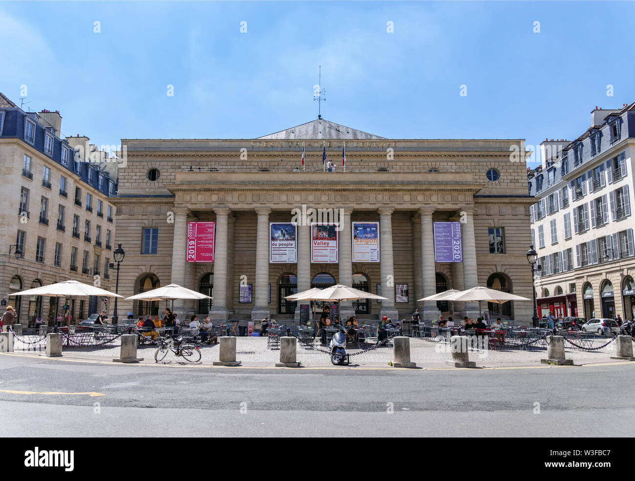 Theatre de l'Odeon in the 6th arrondissement of Paris Stock Photo