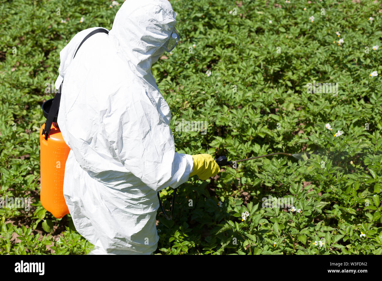 Herbicides Pesticides Or Insecticides Spraying Non Organic