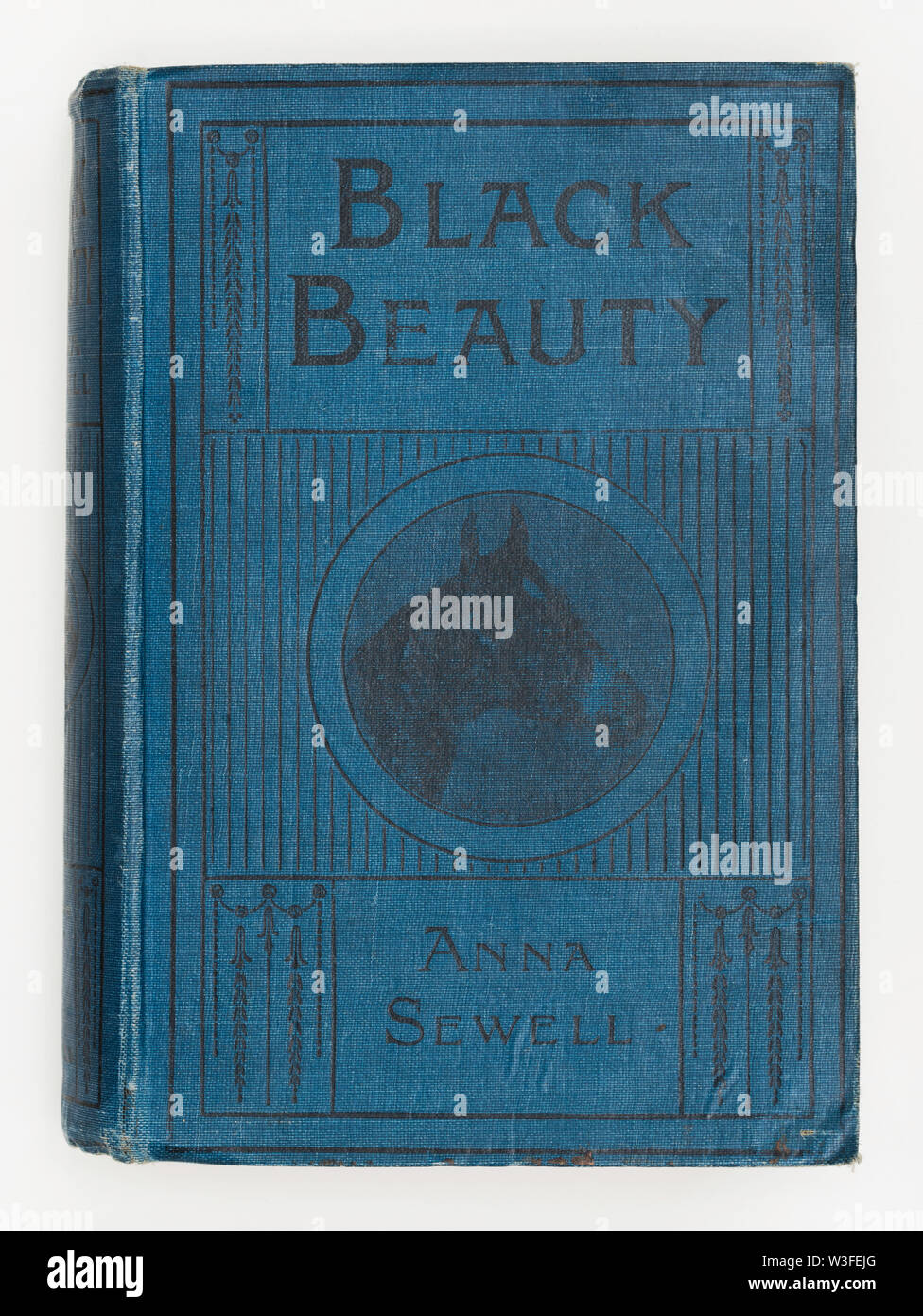 Cover of Black Beauty by English author Anna Sewell  and first published by Jarrold and Sons  in 1877 Stock Photo