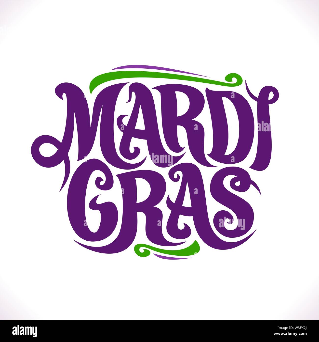 Vector poster for Mardi Gras Carnival Stock Vector