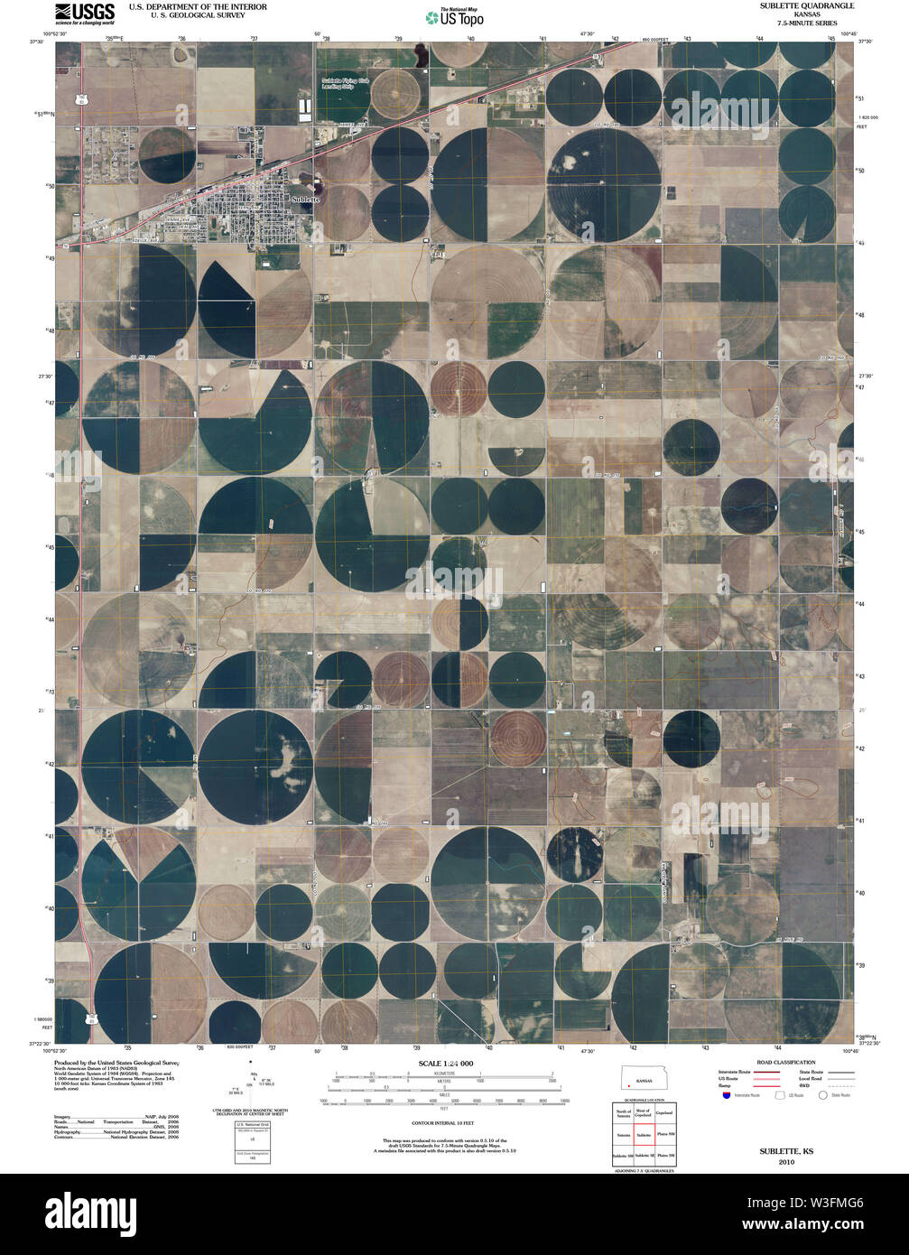 Map of sublette Cut Out Stock Images & Pictures Alamy