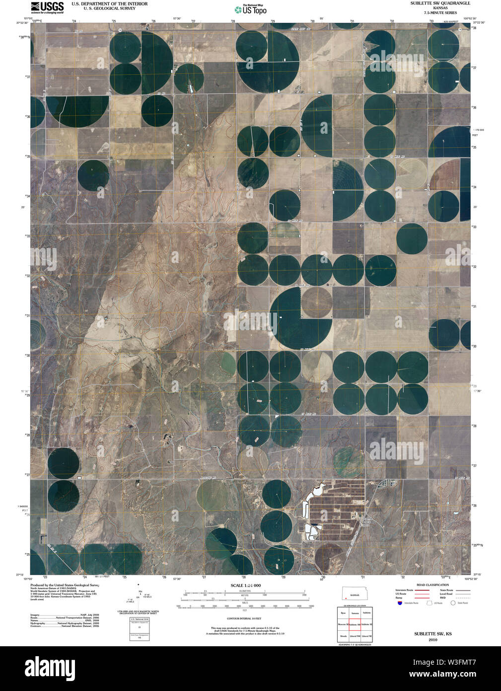 Map of sublette Cut Out Stock Images & Pictures Alamy