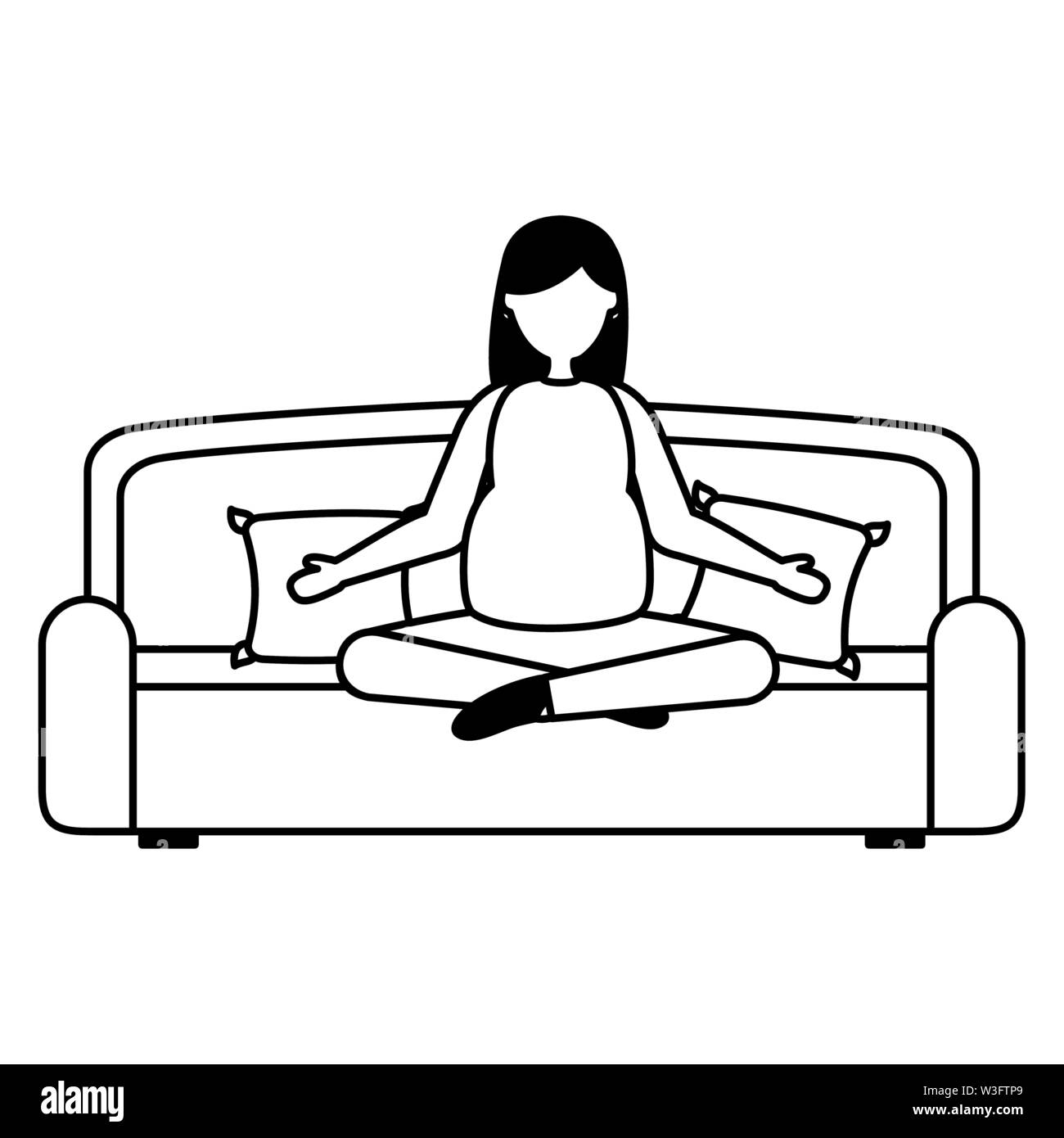 Pregnancy And Maternity Scene Flat Stock Vector Image Art Alamy