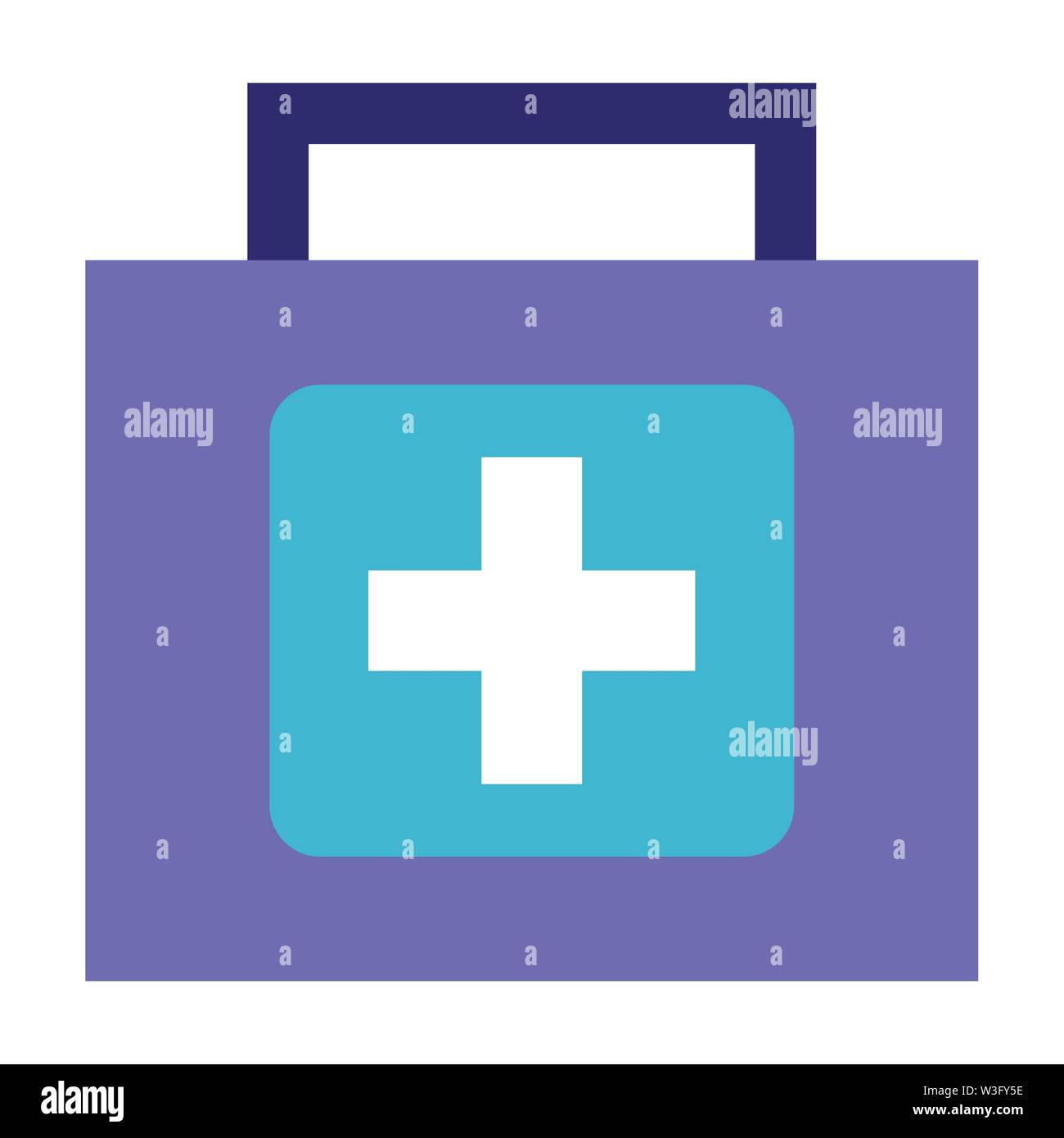 medical kit first aid on white background Stock Vector Image & Art - Alamy