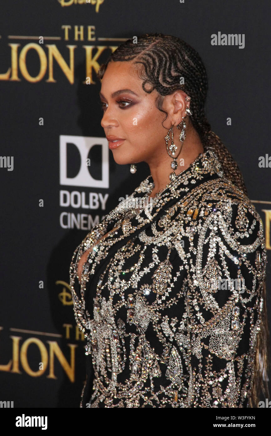 Beyonce at World Premiere of Disney's