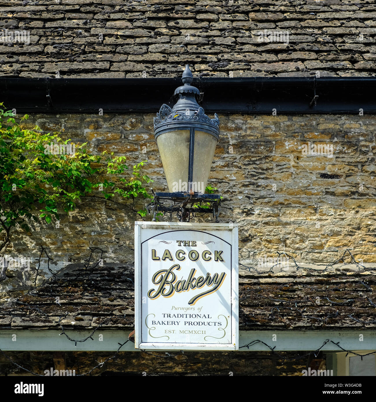 The Bakery in Lacock, Wiltshire, UK Stock Photo
