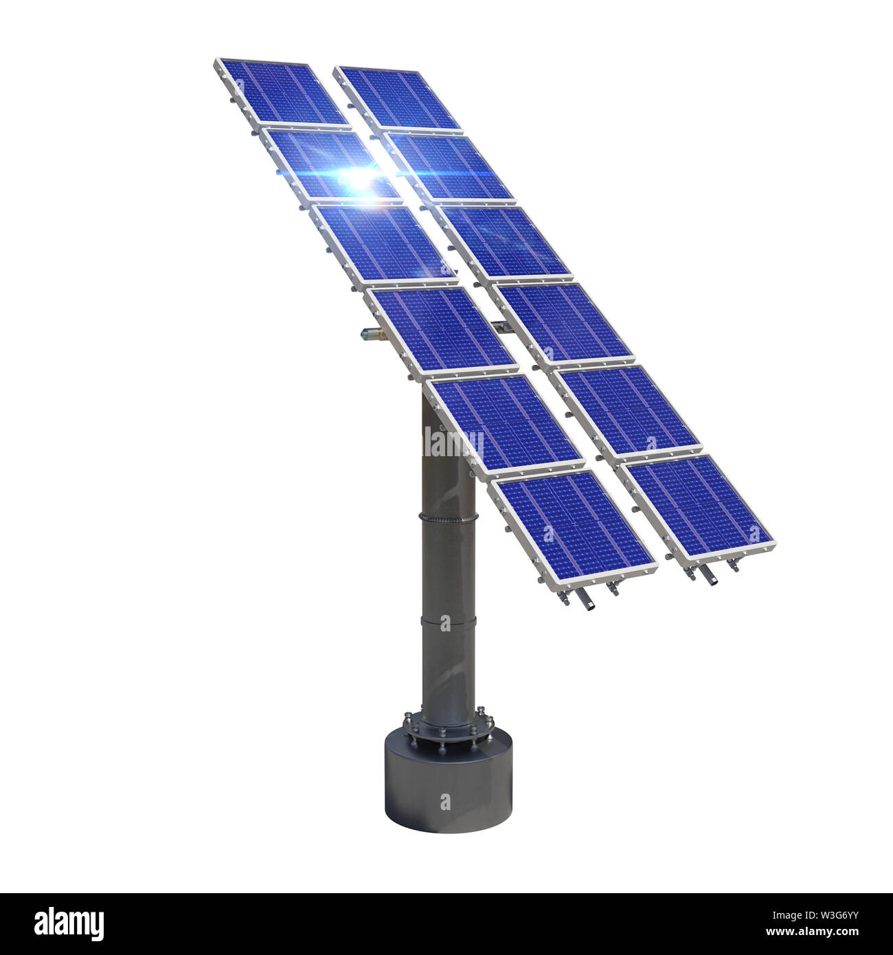 photovoltaic solar panel isolated on white background Stock Photo - Alamy