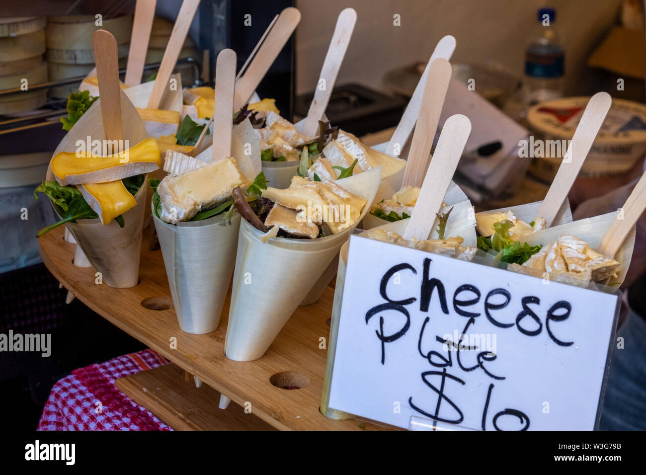 The Bastille Festival Sydney is a French cultural celebration of food, wine and art, held annually in Sydney's Circular Quay and The Rocks, Australia Stock Photo