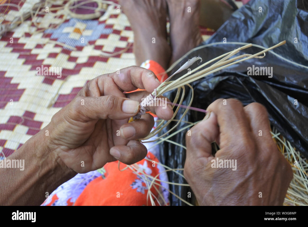 Aboriginal Basket Weaving High Resolution Stock Photography and Images