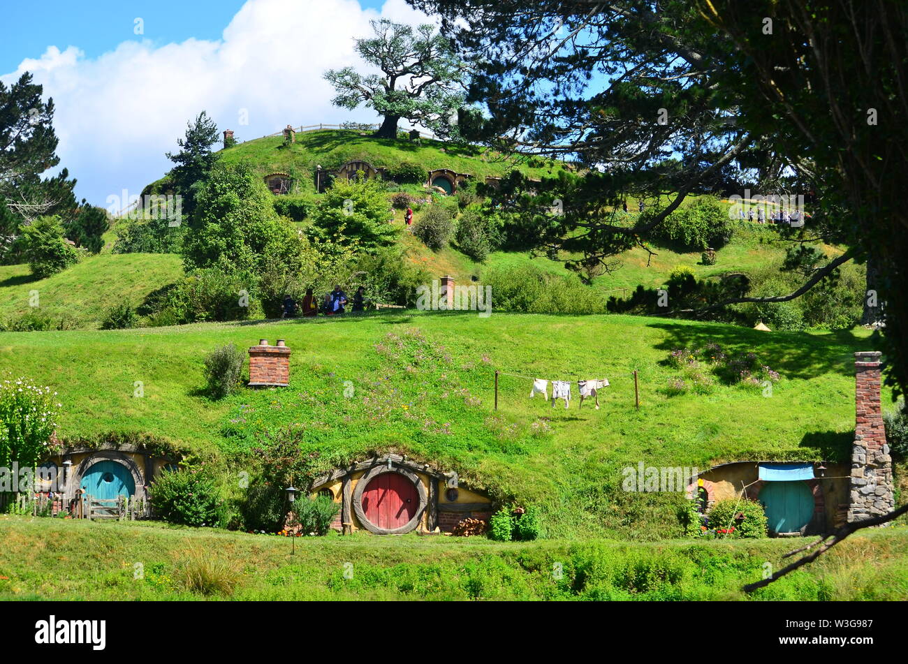 Pictoresque landscape of New Zealand Stock Photo
