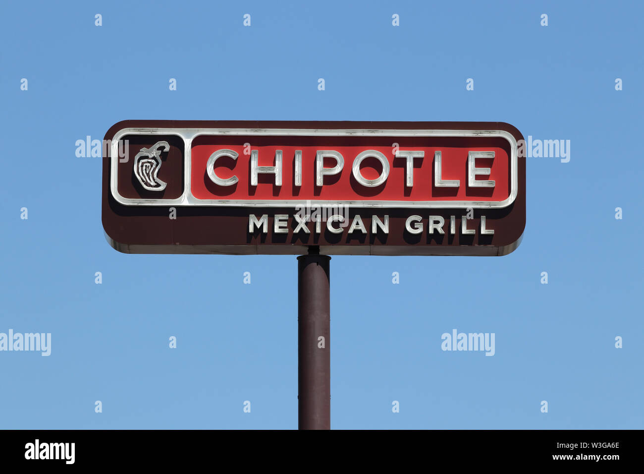 Lafayette Circa July 2019 Chipotle Mexican Grill Restaurant