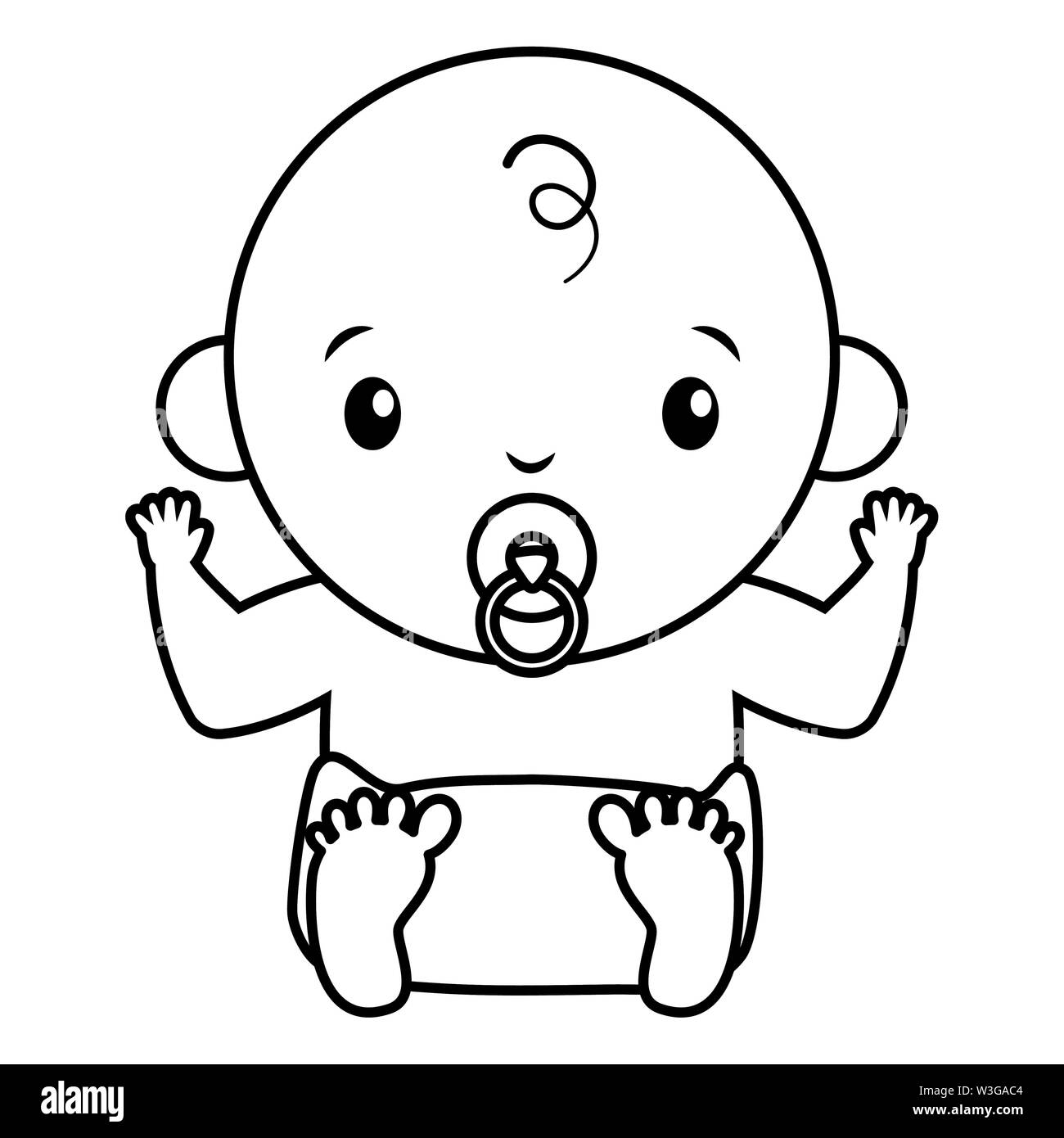 Baby boy cap Stock Vector Images - Alamy