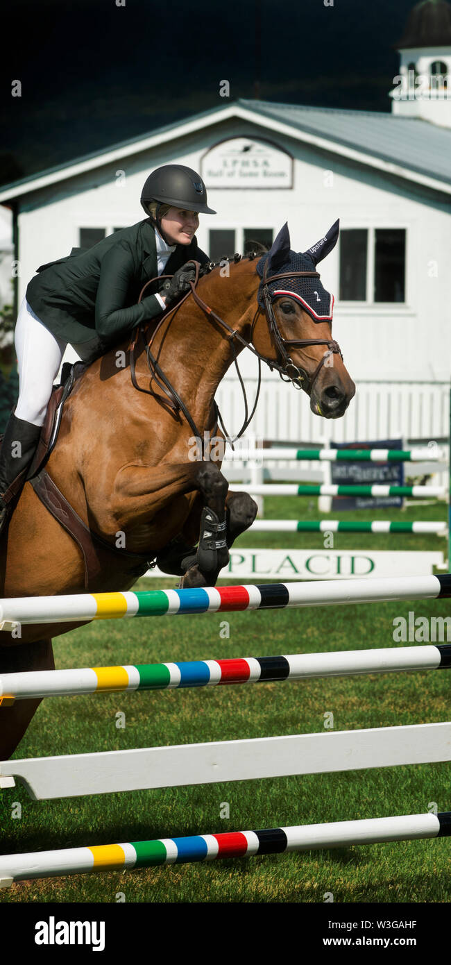 50th annual Lake Placid horse show (LPHS) at Lake Placid NY., USA. 700