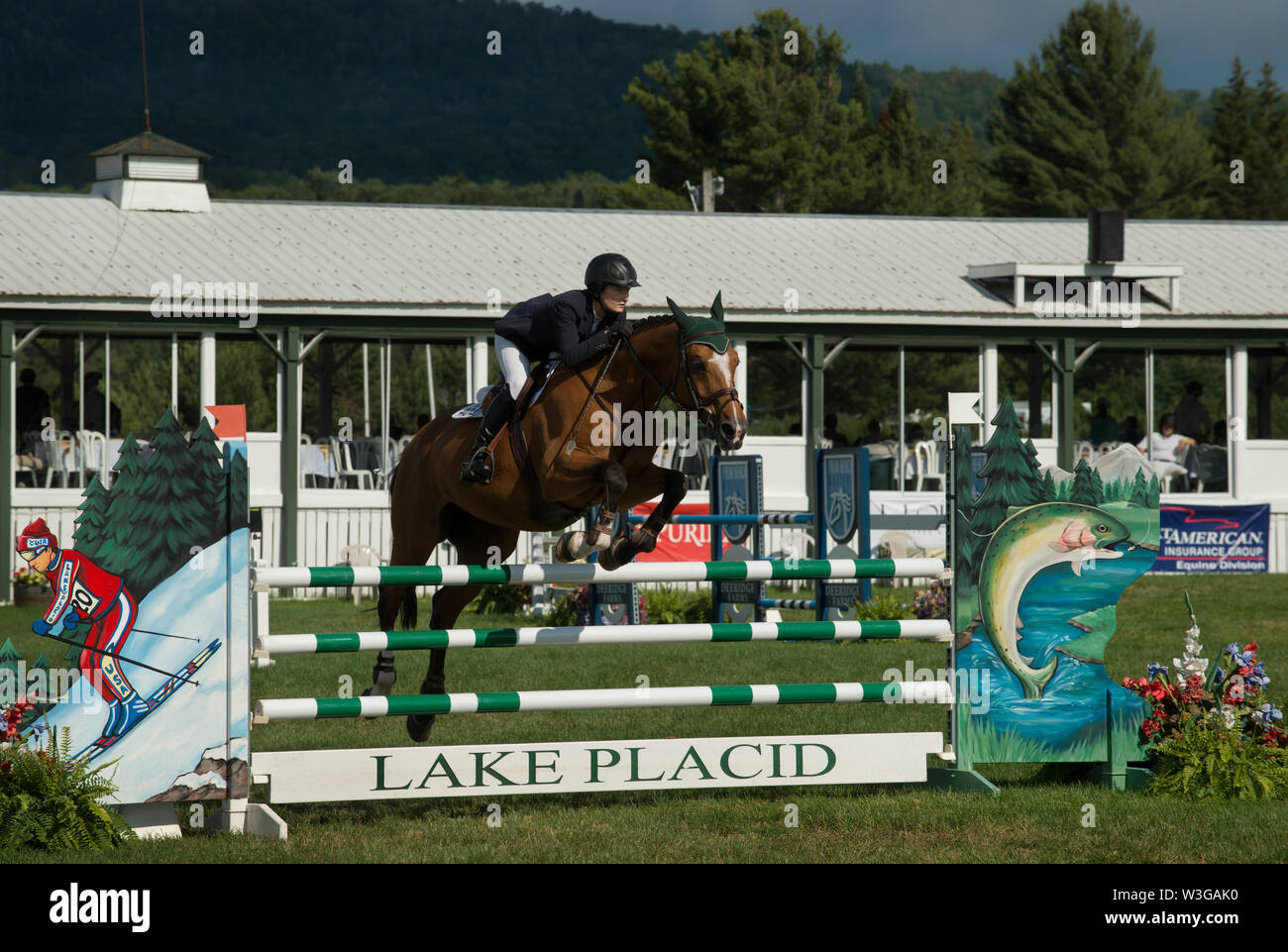 50th annual Lake Placid horse show (LPHS) at Lake Placid NY., USA. 700