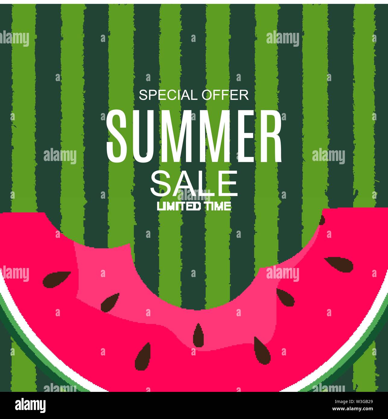 Summer Sale concept Background. Vector Illustration Stock Vector Image ...