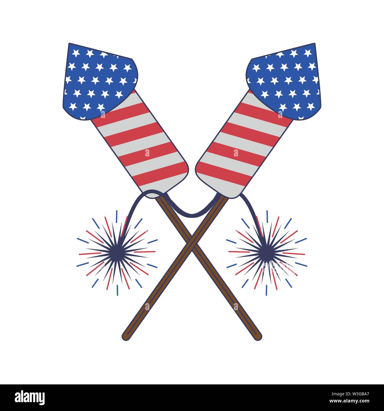 wallpapers 4Th Of July Cartoon Images https www alamy com usa independence 4th july cartoon image260359631 html