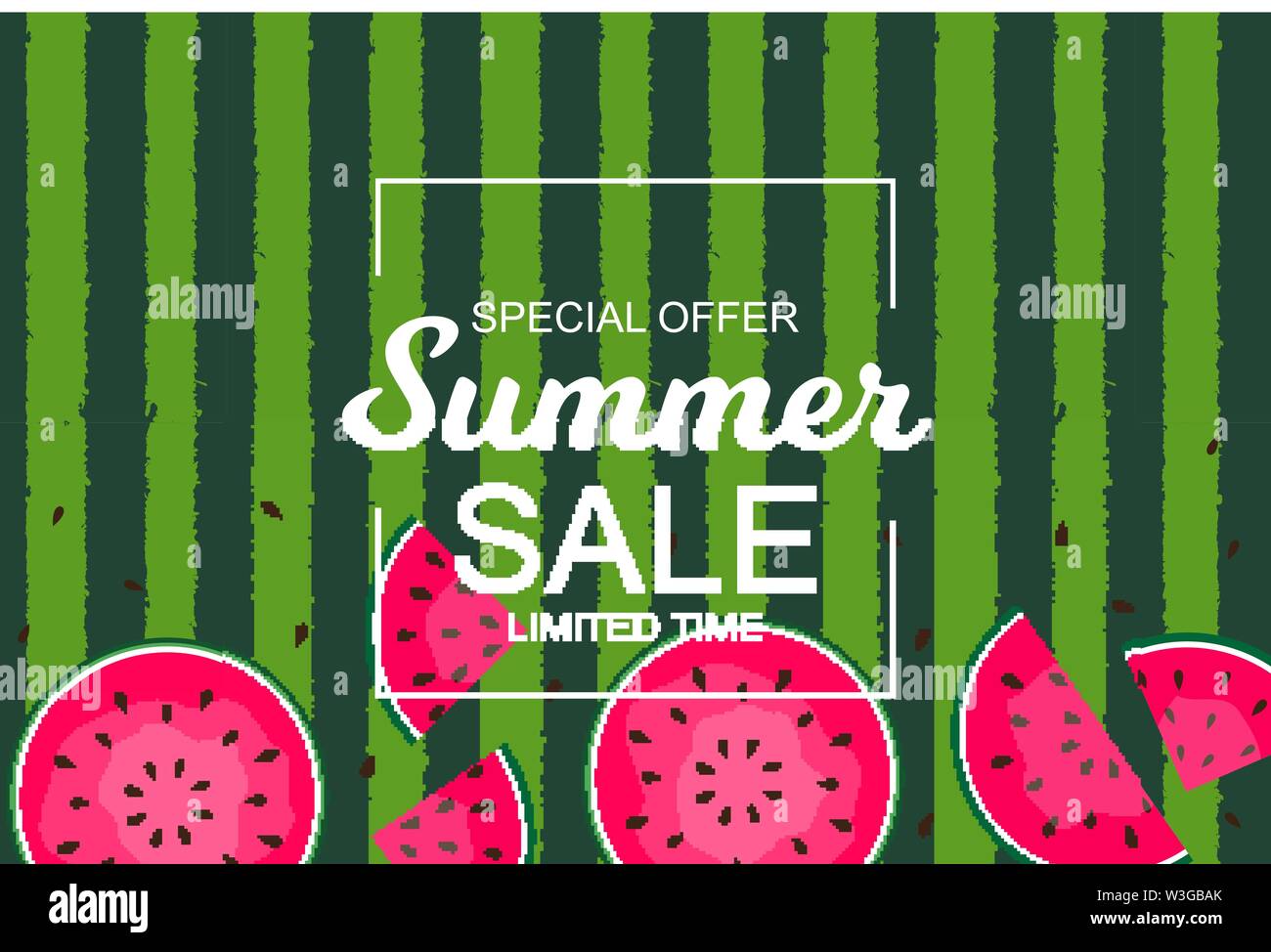 Summer Sale concept Background. Vector Illustration Stock Vector Image ...