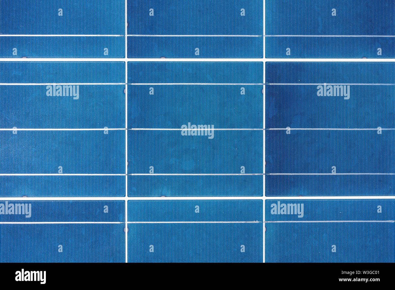 Solar energy module blue cell. A modern technology pattern Stock Photo