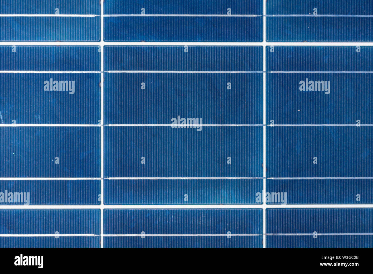 Solar energy module blue cell. A modern technology pattern Stock Photo