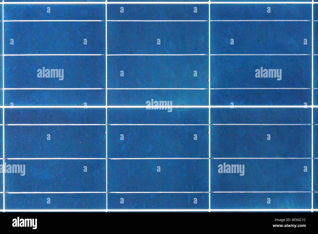 Solar energy module blue cell. A modern technology pattern Stock Photo