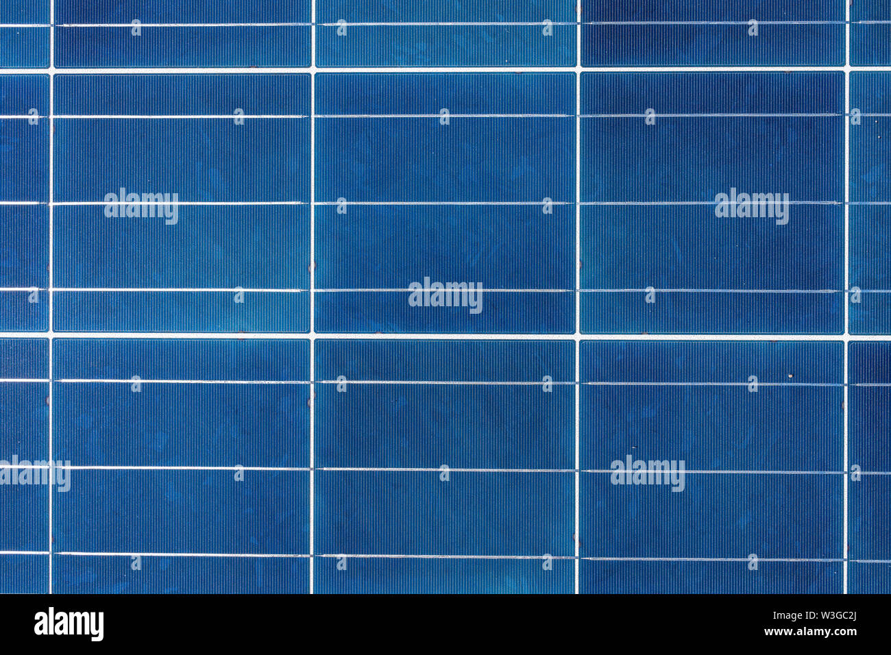 Solar energy module blue cell. A modern technology pattern Stock Photo