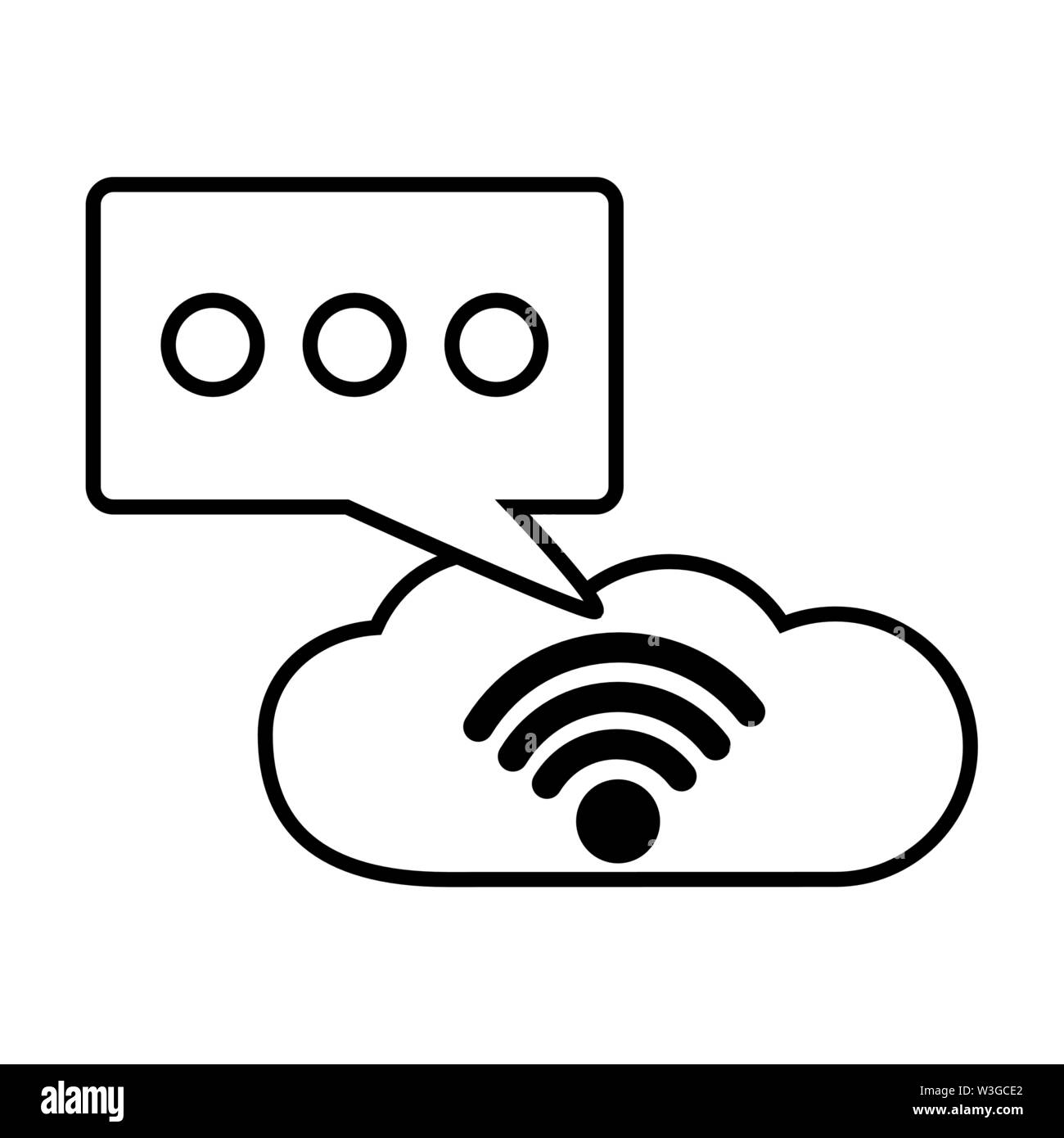 Free Connection wifi free connection Stock Vector Image & Art - Alamy