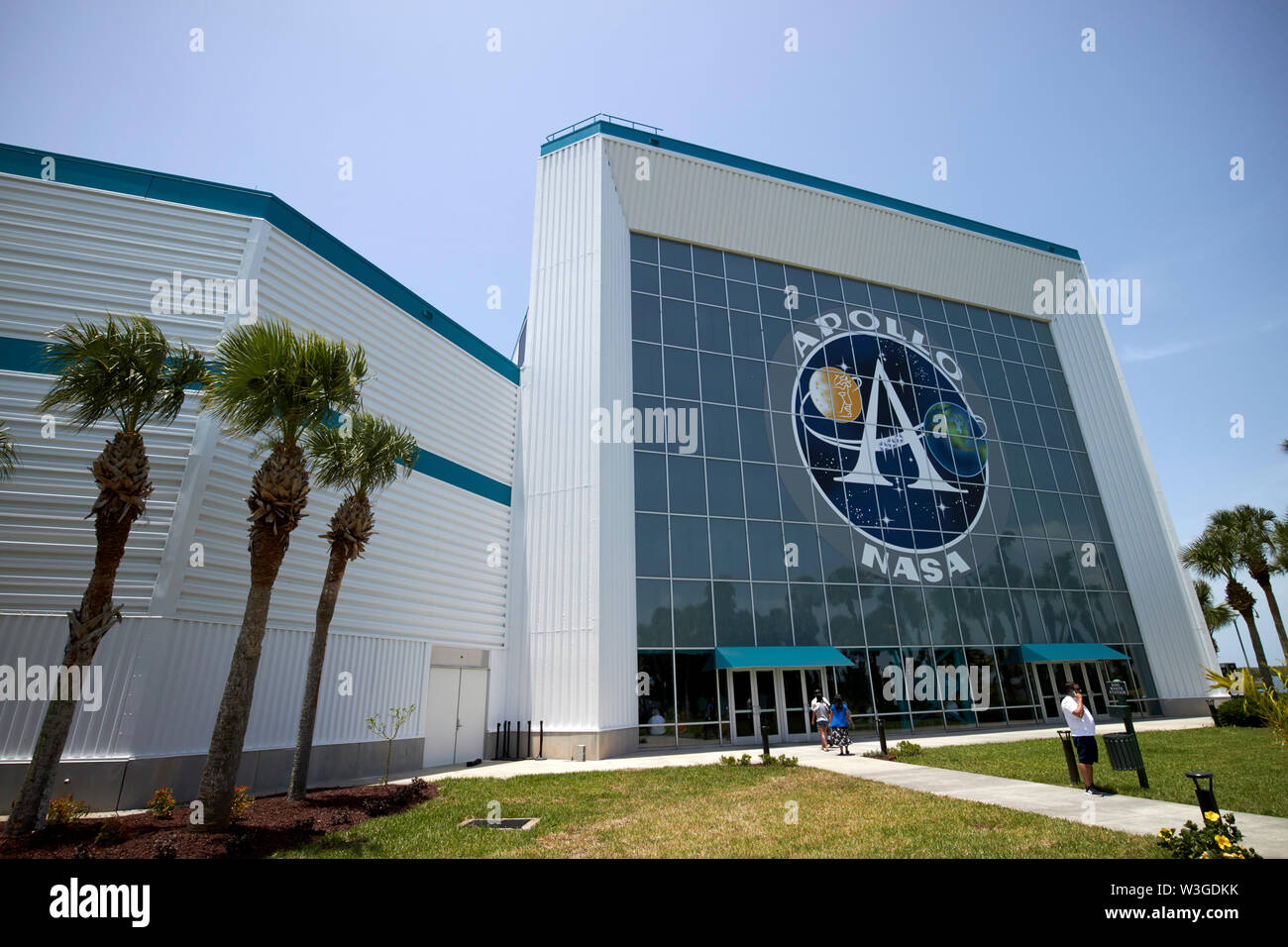 The new Moon Tree Garden in the Apollo/Saturn 5 center Kennedy Space