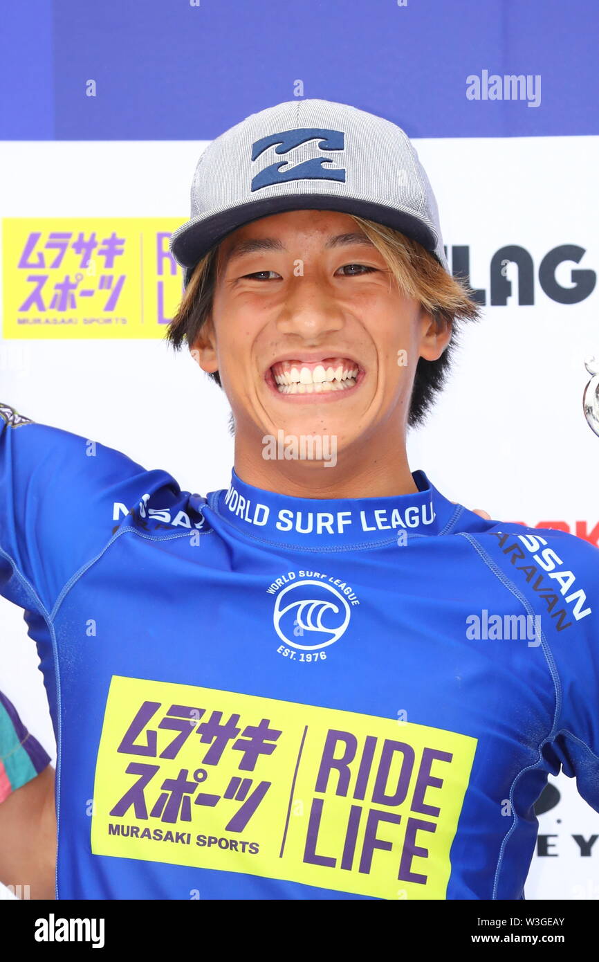 Kugenuma Kaigan, Kanagawa, Japan. 15th July, 2019. Jin Suzuki, JULY 15