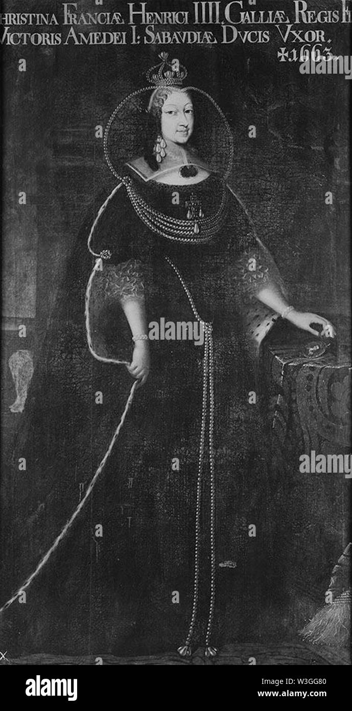 Christine of France - Bayerische Staatsgemäldesammlungen. Stock Photo