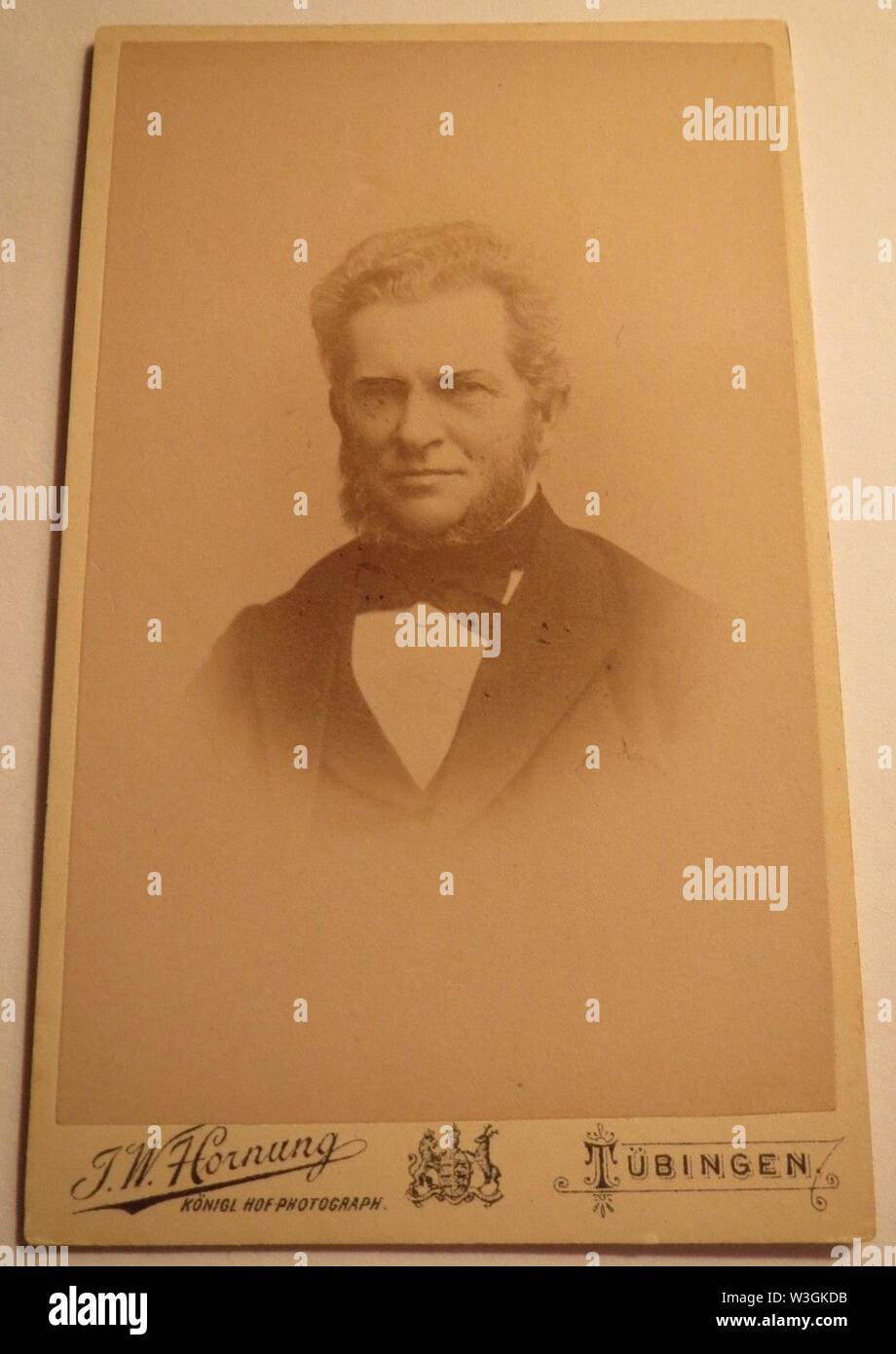 Christoph von Sigwart - Professor der Philosophie - WS 1896-97. Stock Photo