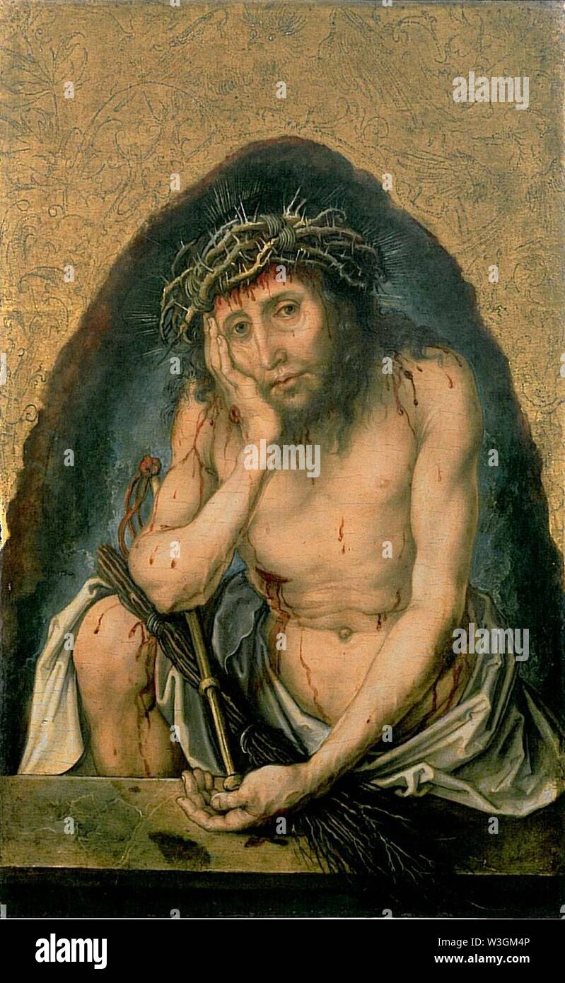 Christus als Schmerzensmann (Duerer). Stock Photo