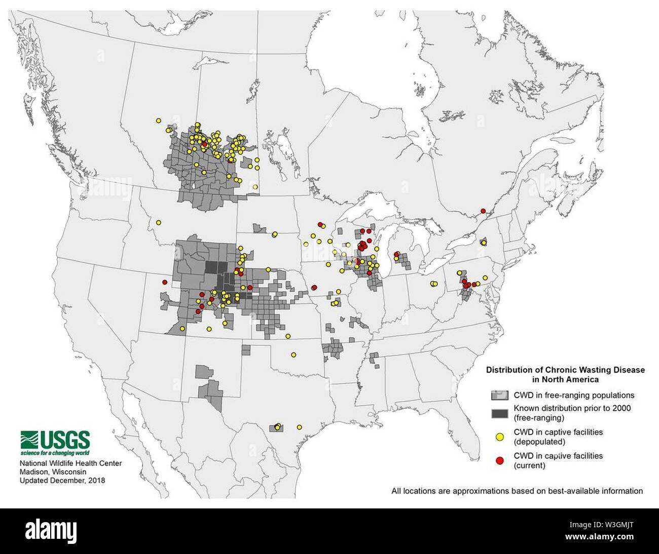 Chronic Wasting Disease in North America Stock Photo - Alamy