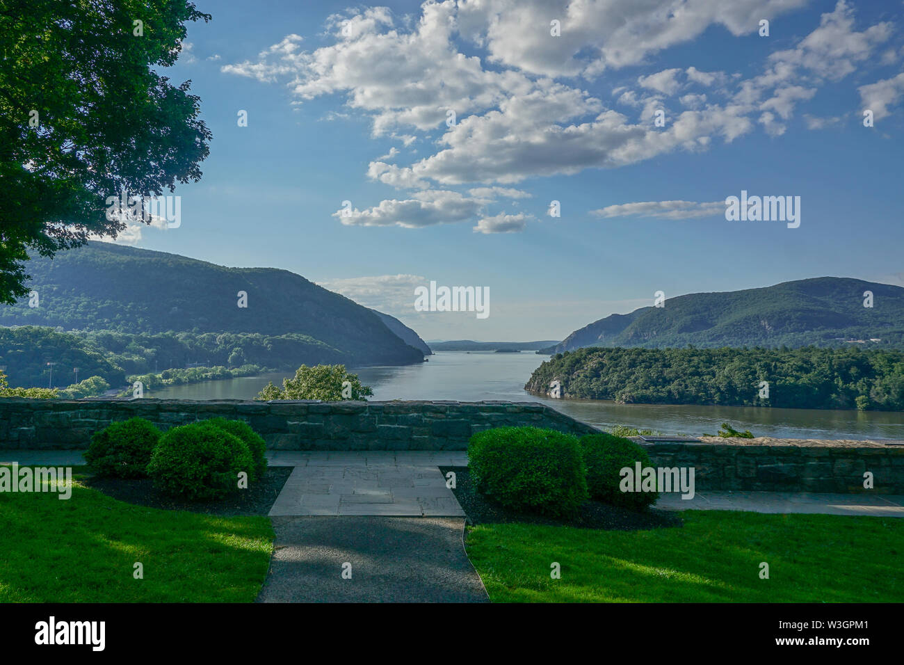 West Point, New York View of the Hudson River looking north from the