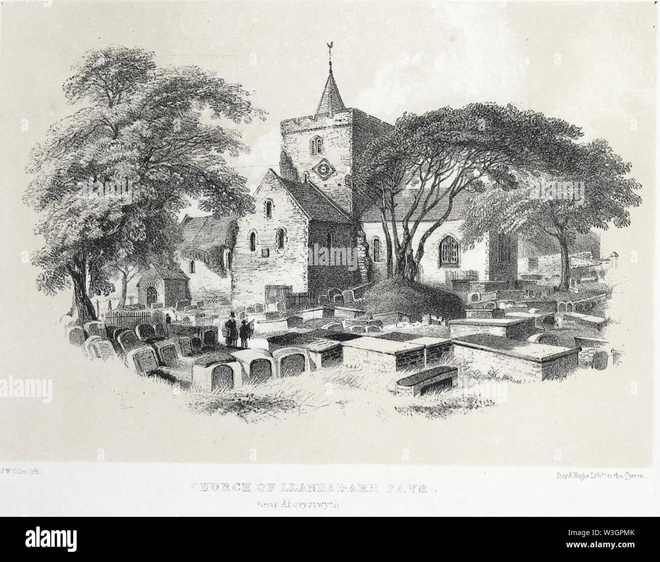 Church of Llanbadarn Fawr, near Aberystwyth Stock Photo Alamy