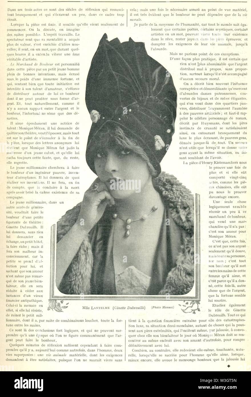 Ci-1-nov-1910-page3. Stock Photo