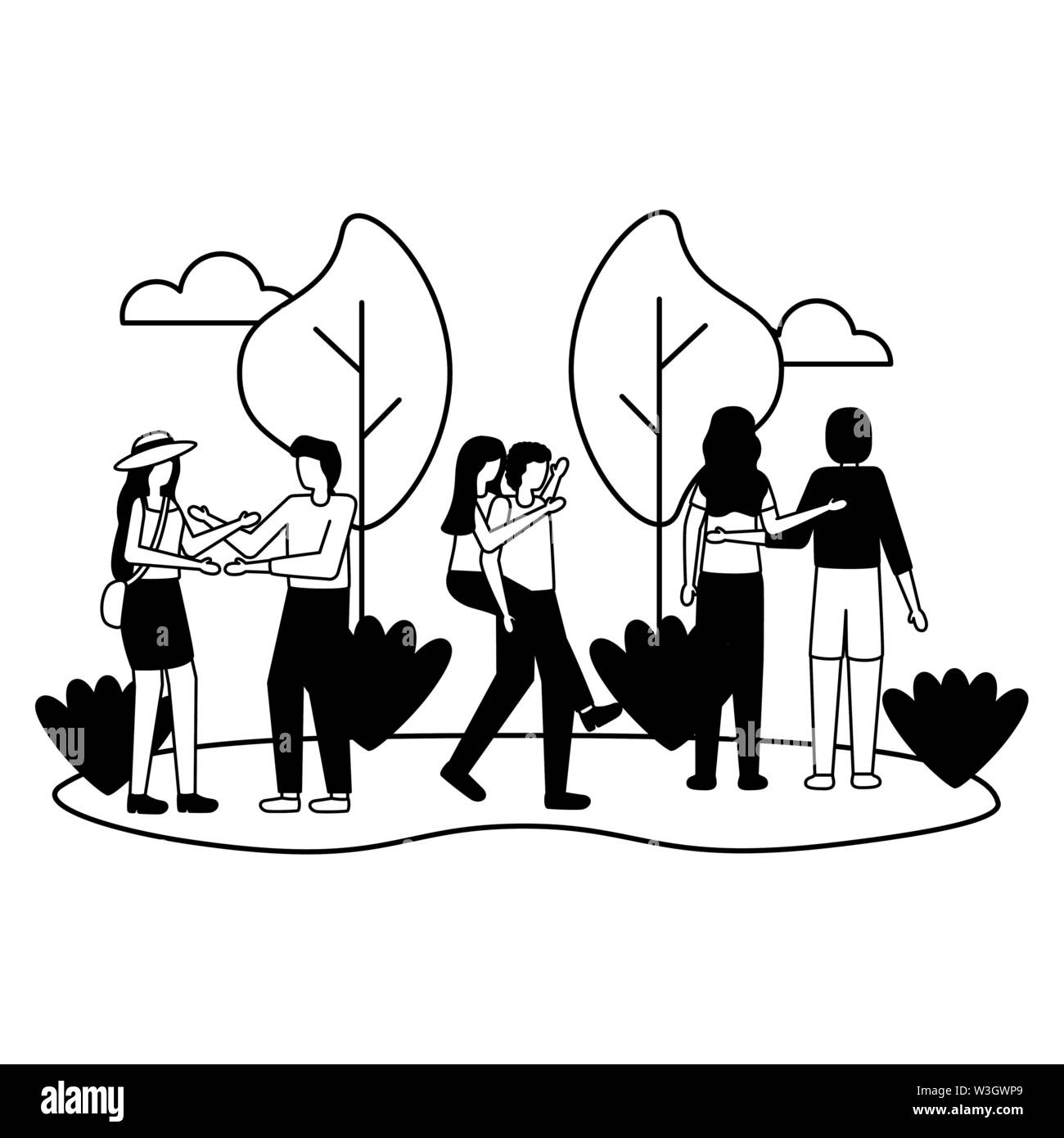 couple romantic love flat design Stock Vector Image & Art - Alamy