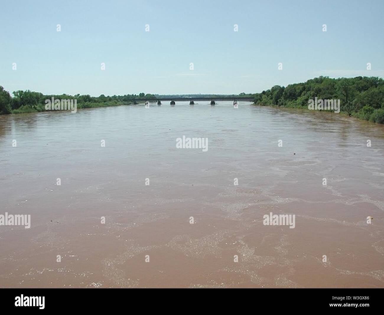 Cimarron River NWS. Stock Photo