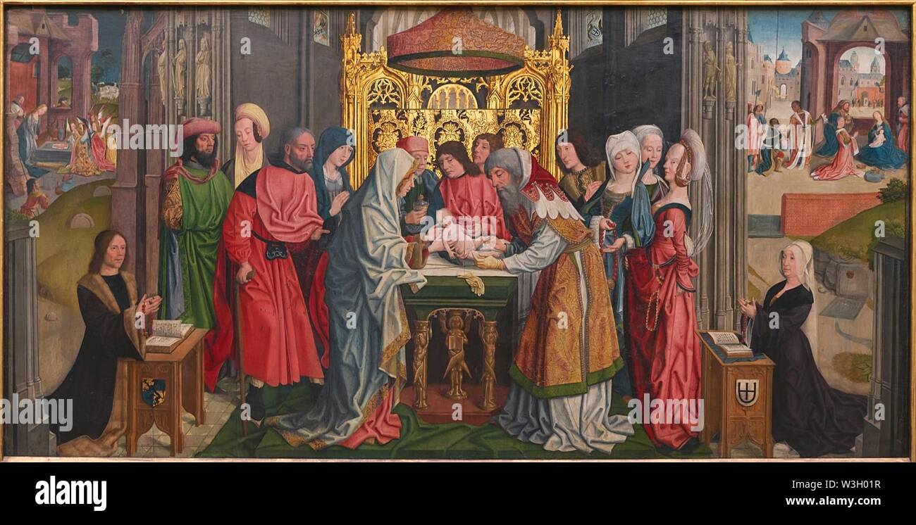 Circoncision du Christ, Meister der Heiligen Sippe, W.A.F. 642, Alte