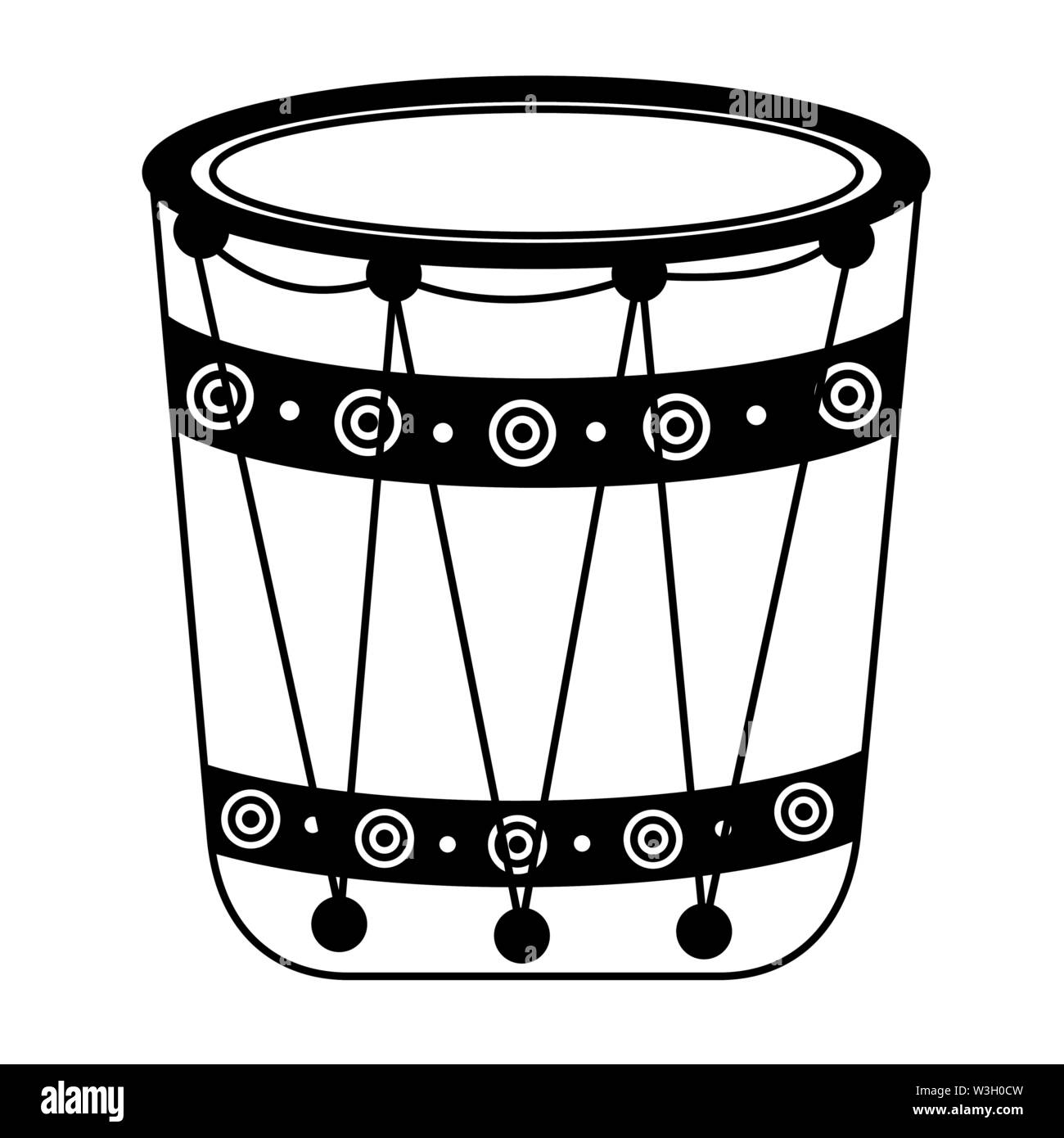 indian folk drum instrument icon Stock Vector Image & Art Alamy