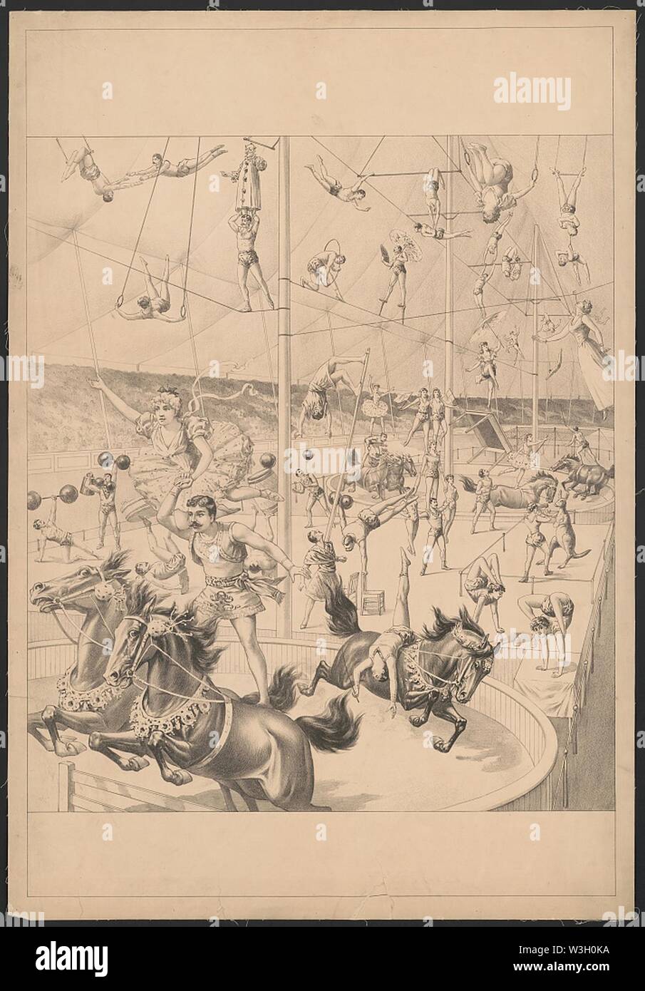Circus Examples Acrobatic acts hi-res stock photography and images - Alamy